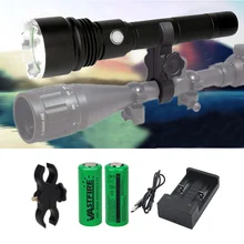 Тактический XHP50 светодиодный фонарик для охоты, кемпинга, рыбалки, фонарь с зарядкой от USB, ручная лампа с батареей 18650 или 26650