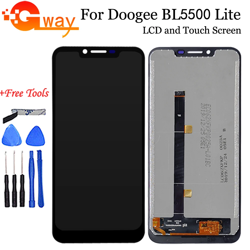 ЖК-дисплей 6 19 дюйма Для Doogee BL5500 Lite сенсорный экран дигитайзер в сборе сменная