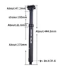 ZTTO Wire Control Bicycle Dropper Seat Post MTB DH Adjustable Seat Tube Cycling Internal Routing Adjust Mountain Bike SeatPost ► Photo 2/6