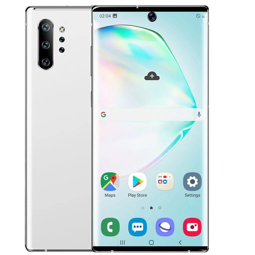 Смартфон с 6 8 дюймовым дисплеем процессором NOTE10 ОЗУ 2 Гб ПЗУ 16 Android 9 1 3G|Смарт-часы| |