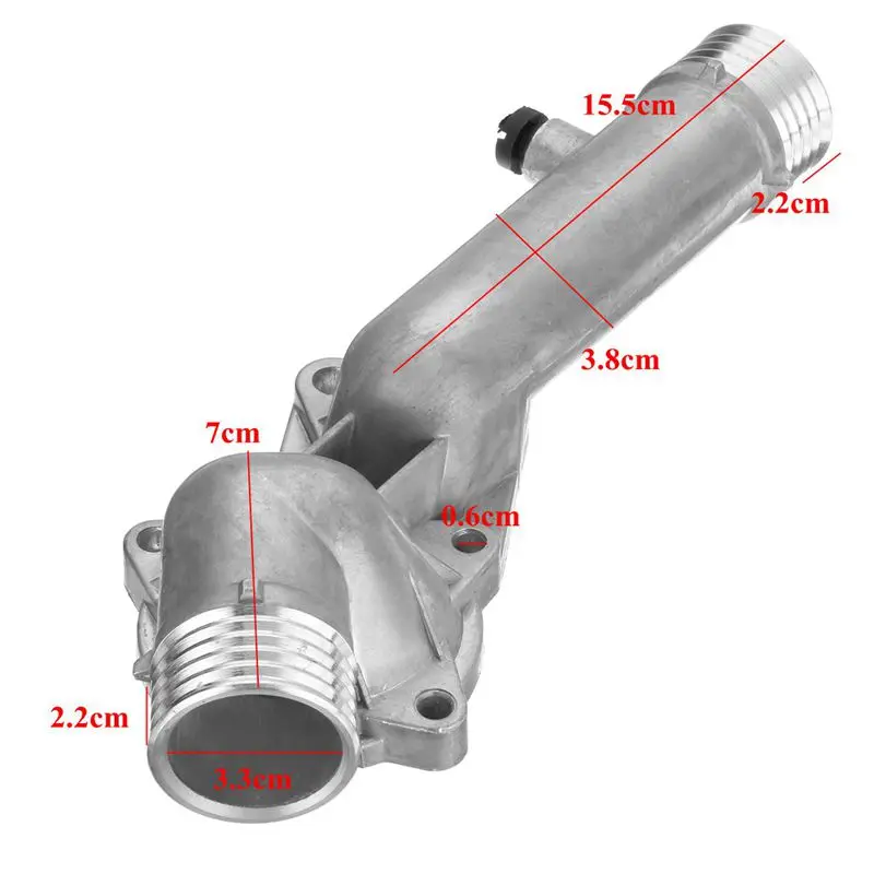 Автомобильный Алюминиевый корпус термостата для Bmw E39 528I 1997 1998 11531740478