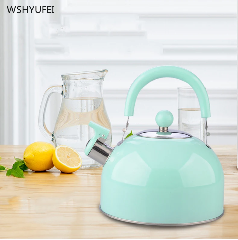 Чайник с антимагнитным покрытием макарон из нержавеющей стали полусферический