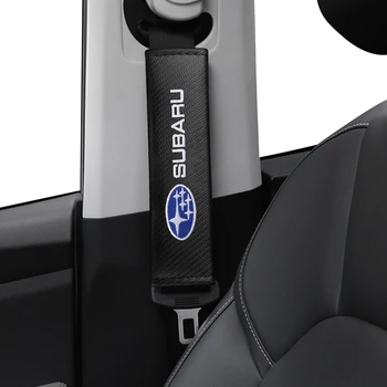 

Car Seat Belt Cover Carbon Fiber Shoulder Cushion Protector for Subaru Forester XV Outback Ascent Legacy Impreza WRX STI BRZ WRC