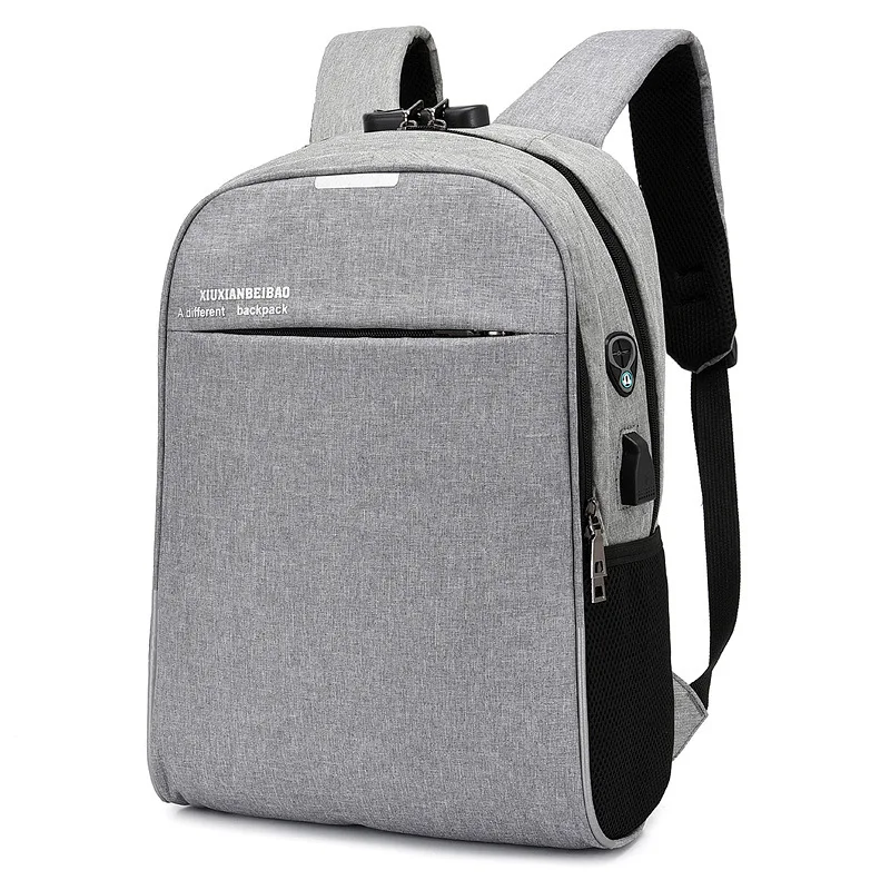 

Manufacturers Direct Selling Customizable Logo Lock Computer Business Backpack Men's School Bag Travel Anti-Theft USB Charging B