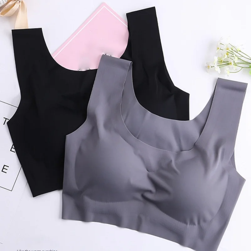 

Hot Women Fitness Sport Bra Sports Top Bras Padded Breathable Comfortable Yoga Bra High Elastic Seamless Underwear Vest Tank
