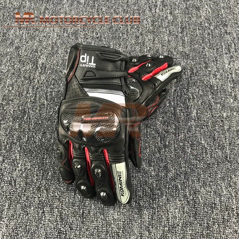 Komine GK-193 кожаные перчатки для бега перчатки для вождения мотоцикла