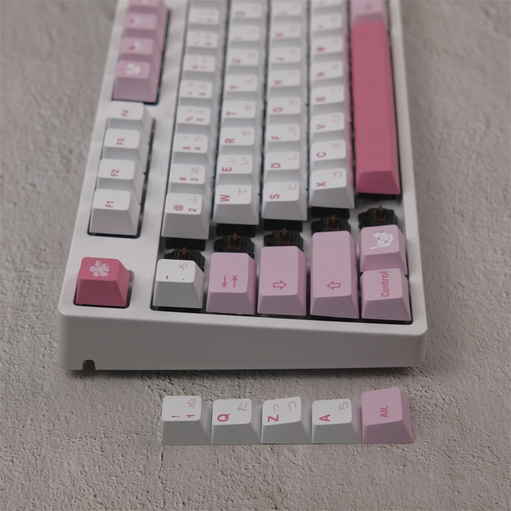 Chaves Cereja PBT DYE-Sublimação Keycap Com 1.25U 1.75U 2U Shift 7U Space Bar