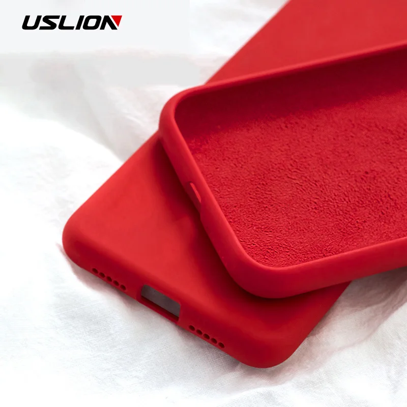 

USLION Phone Case For Huawei P20 Lite P30 Pro Mate 20 Y9 2019 Candy Color Soft Cases For Honor V20 V10 V9 9 8X Nova 4 TPU Cover