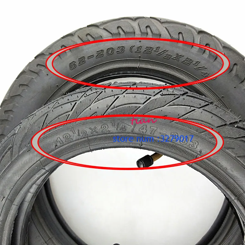 Super12 1/2X2 1/4 (47/57/62 203) шина подходит для многих газовых электрических скутеров 12