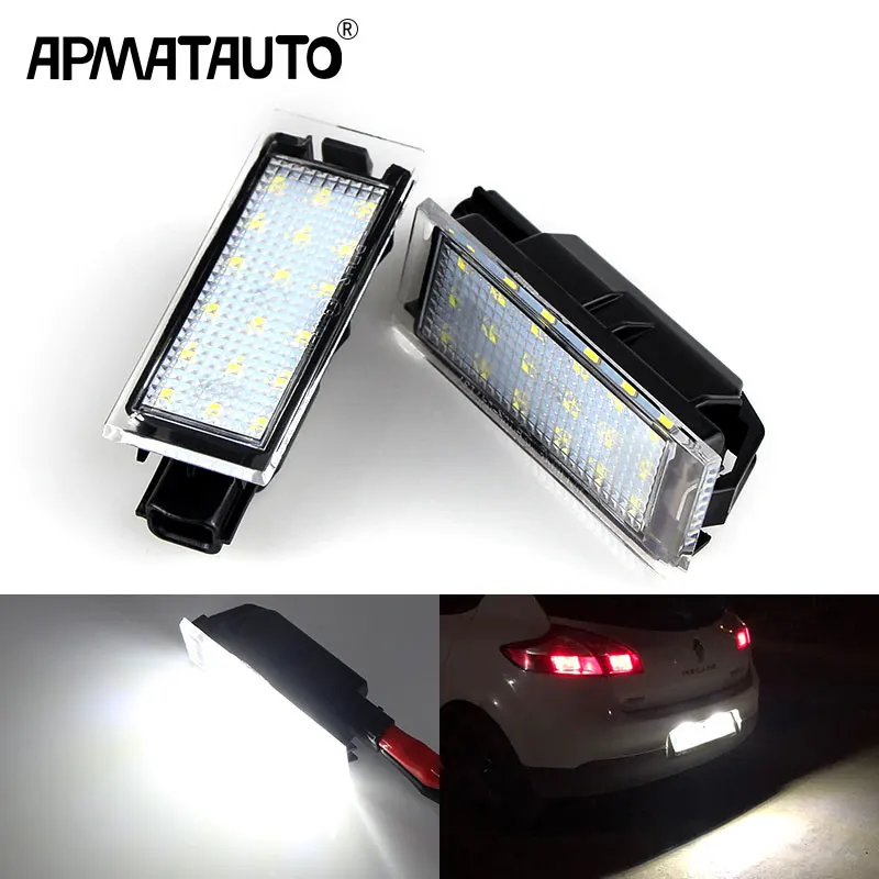 2 Pz Canbus Auto Led Numero Luce Targa Per Renault Megane 3 Clio Laguna 2 Megane 3 Twingo Master Vel Satis