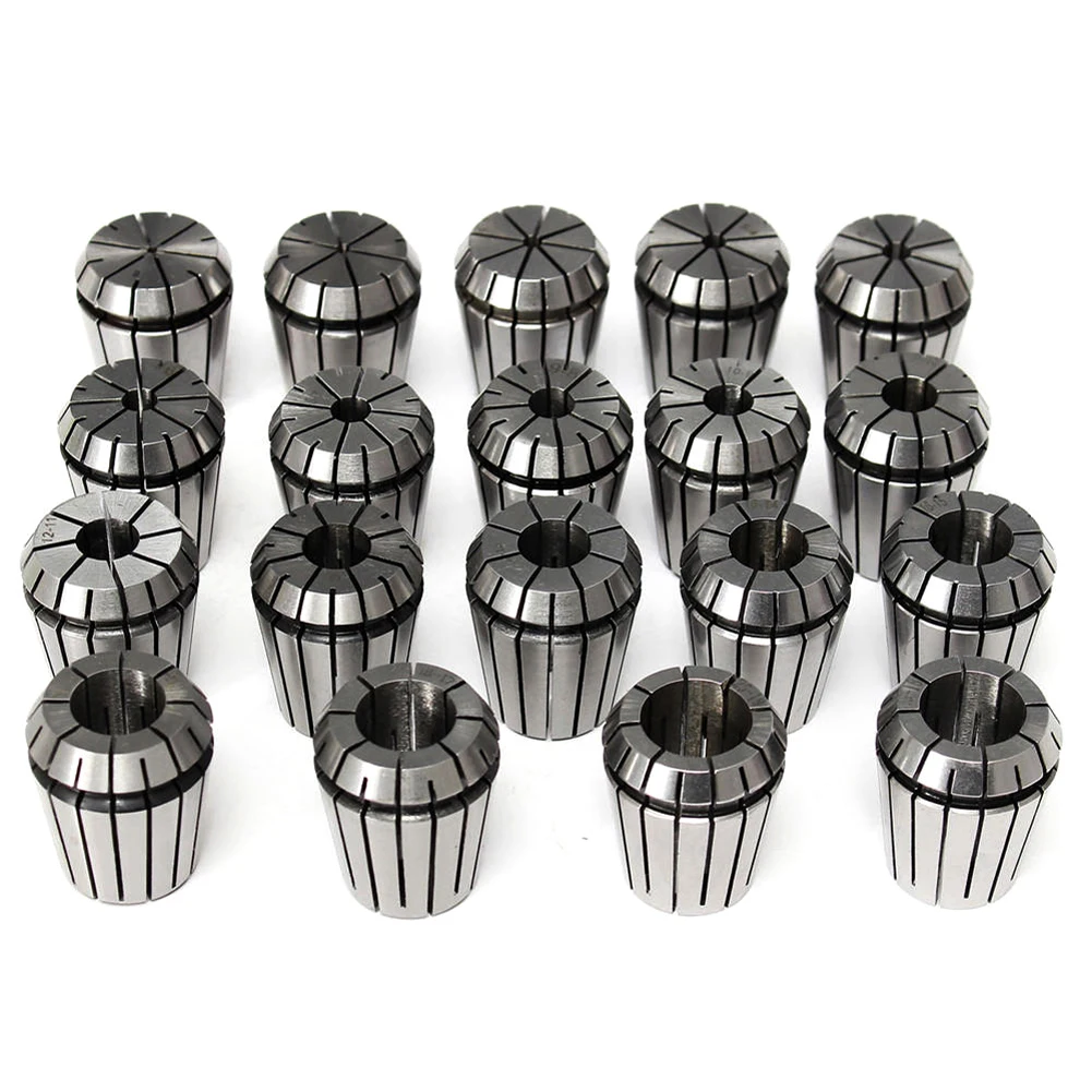 

19Pcs ER32 Spring Collet Chuck Set for CNC Milling Lathe Professional Tool for Industrial Manufacturing 2~20mm