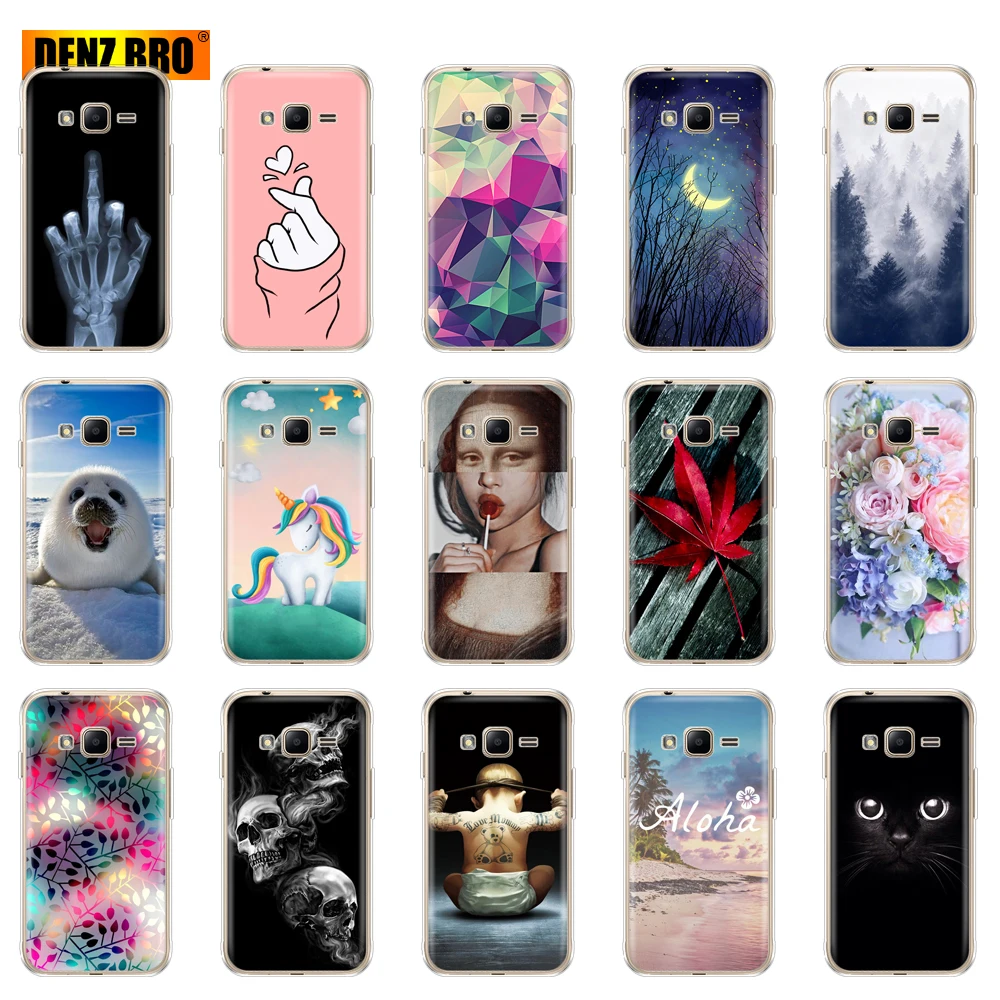 Чехол для Samsung J1 mini prime 4 0 дюйма силиконовая Мягкая задняя крышка из ТПУ телефона