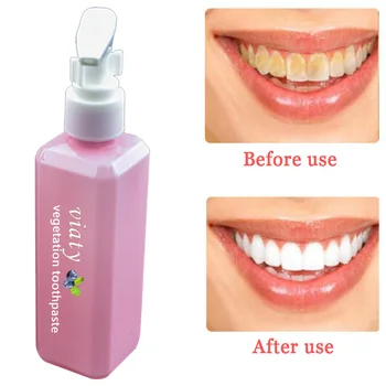 

Hot Pressed Blueberry Toothpaste Stain Removal Whitening Gums Teeth Oral Care t6