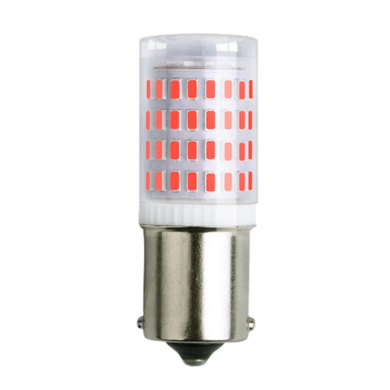 10 шт. Автомобильные светодиодные лампы S25 P21W 1156 BA15S 1157 BAY15D P21/5W для указателей