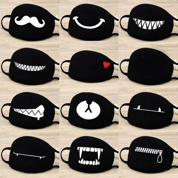

1PC Various Styles Masks Fabric Anti Dust Pollution Mouth Cotton mask Cartoon Health Care Women Men Support Drop Shipping