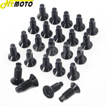 

For Jeep Wrangler CJ5 CJ7 YJ TJ 1976-2006 Motorcycle 24X Stainless Steel Complete Windshield Frame & Wind Deflectors Torx Screws