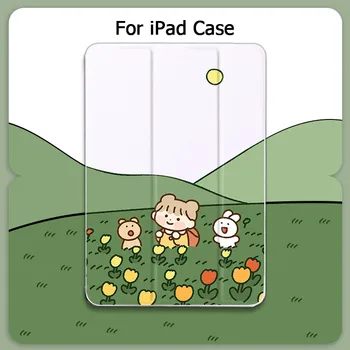 

Cute Flip Case For ipad Mini 1 2 3 4 5 Auto Smart For ipad Air 2 11 12.9 Pro 2020 Tablet Cover For ipad 7th Generation Cases