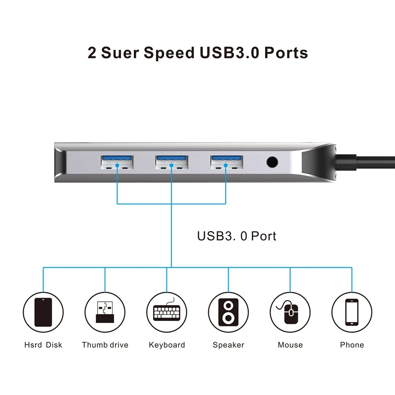 HOT-9In 1 Usb C концентратор док-станция Usb3.0 TF кард-ридер Тип C док-станция usb-хаб для ноутбуков huawei Usb расширитель HDMI VGA RJ