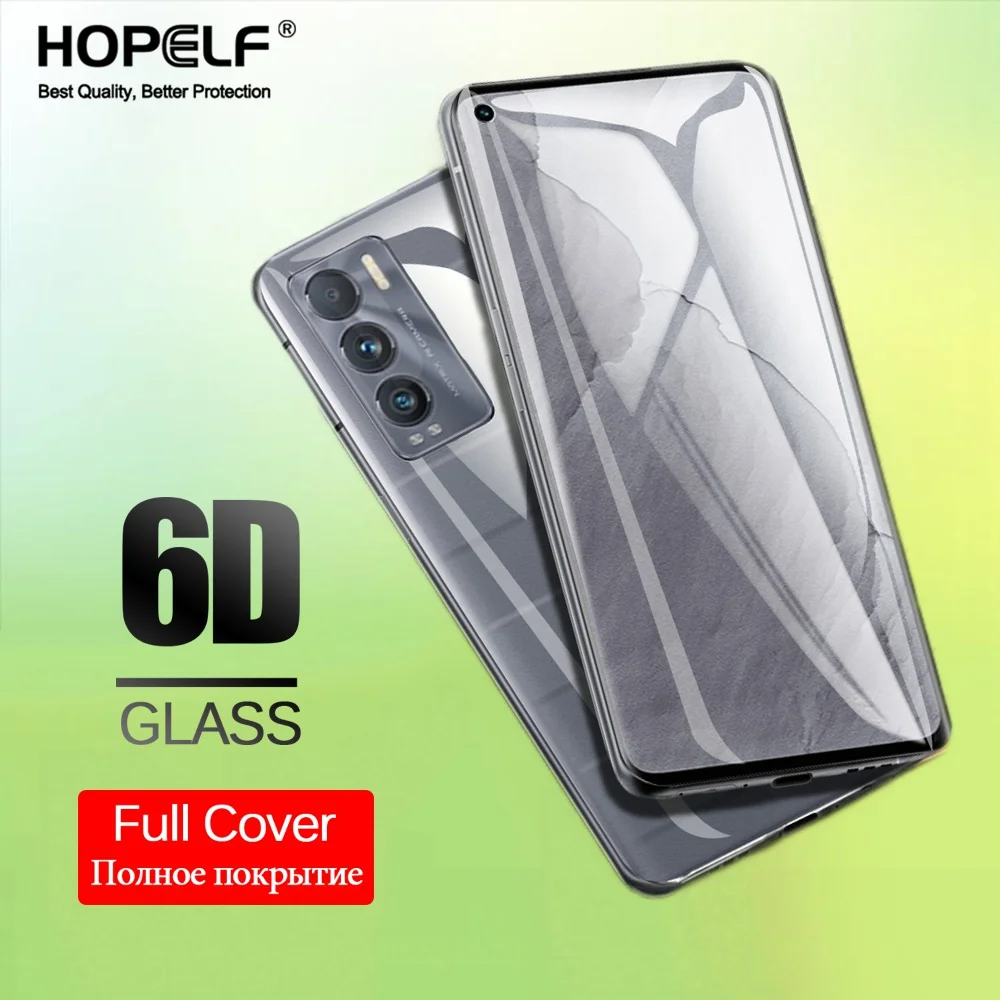 Защитное стекло 6D для Realme C21 C11 C25 8 Pro 7 X2 6 Gt 6i 7i | Мобильные телефоны и аксессуары