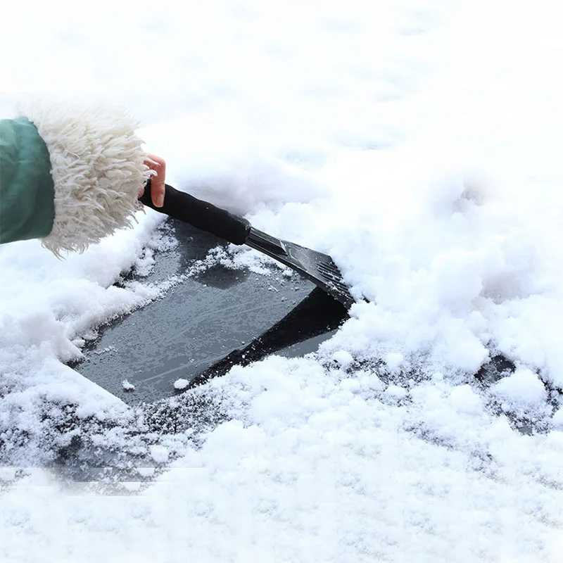 Automobile Sponge Handle ice Shovel Windshield Defroster Winter snow Shovel Anti icing Equipment Car Cleaning tools