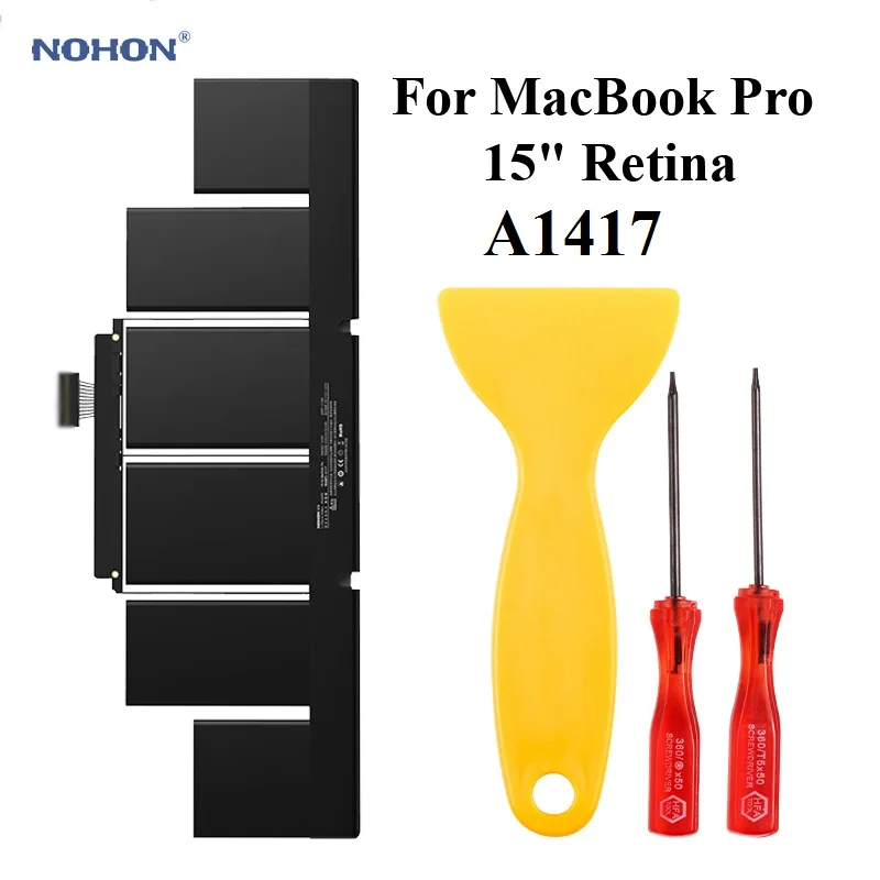 Аккумулятор NOHON A1417 для Apple MacBook Pro Retina 15 дюймов 2012 Ранняя 2013 MD831L MC975L MC976
