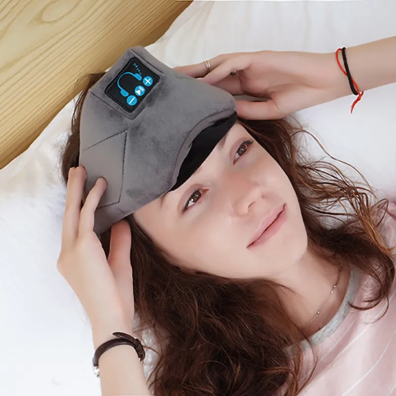 Музыка Спящая маска для глаз Bluetooth бас наушники моющиеся сна глаз патч беспроводной Hifi гарнитура