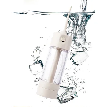 

Teeth Cleaning Device Water Flosser Washing Machine Pneumatic Water Flossing Portable Red Teeth