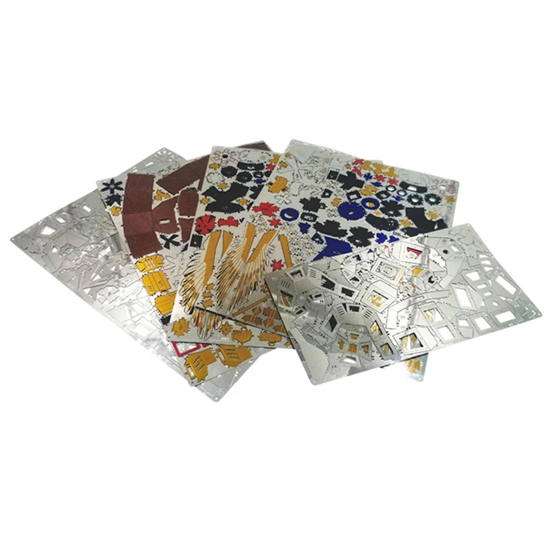 Microworld 3D Models Flying Tiger model DIY laser cutting Jigsaw puzzle fighter model 3D metal Puzzle kids Toys for adult gifts 5