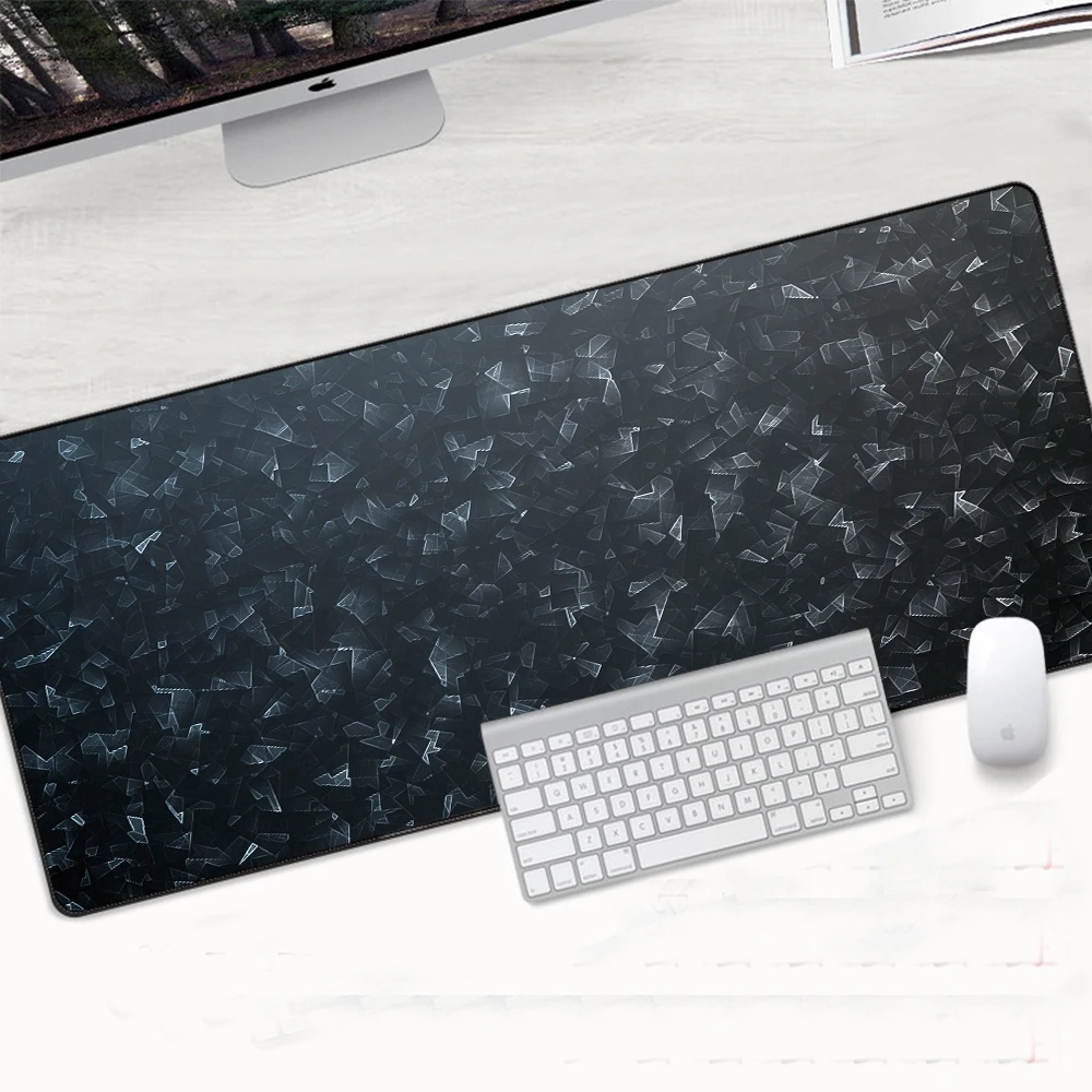 Коврик для мыши XXL черный нескользящий игровой коврик профессиональная