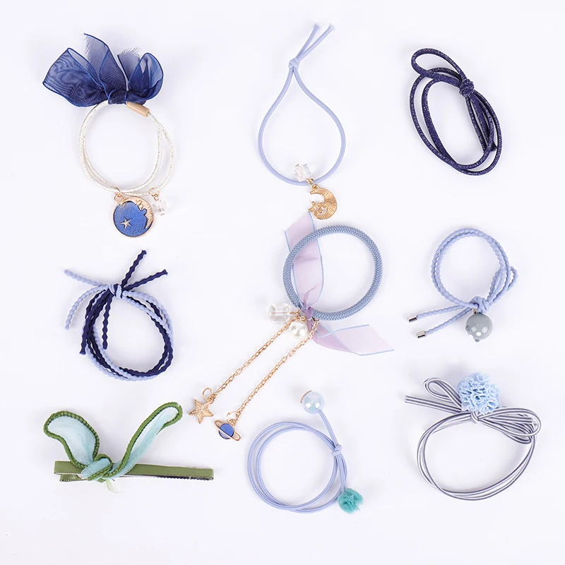 Лента для волос женская ins звездное небо emi jay head rope Женская Hyun-a Ким Мори корейское кольцо для волос Корея чистая красная Милая