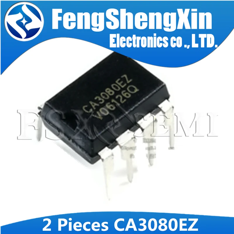 

2Pcs CA3080E Dip-8 CA3080EZ DIP8 CA3080 Dip 2MHz, Operational Transconductance Amplifier IC