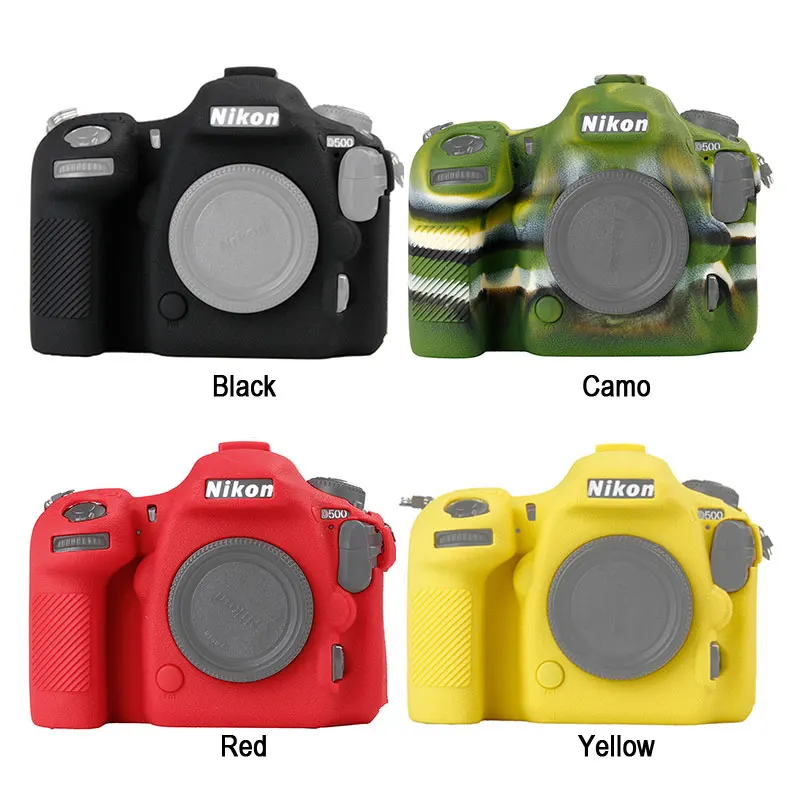 Silicone Armor Skin Case DSLR Camera Body Cover Protector Video Bag For Canon EOS R RP Nikon D810 D7500 D500 D850 D800 Z7 Z6 | Электроника