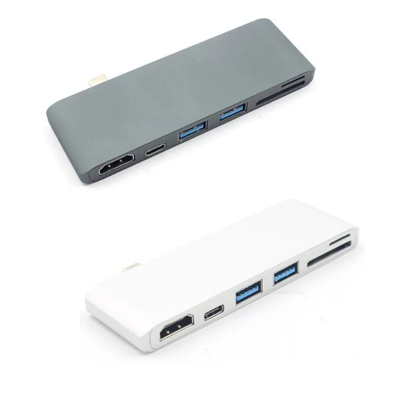 USB хаб 6 в 1 с кардридером для SD/TF карт 3 0|Адаптеры AC/DC| |