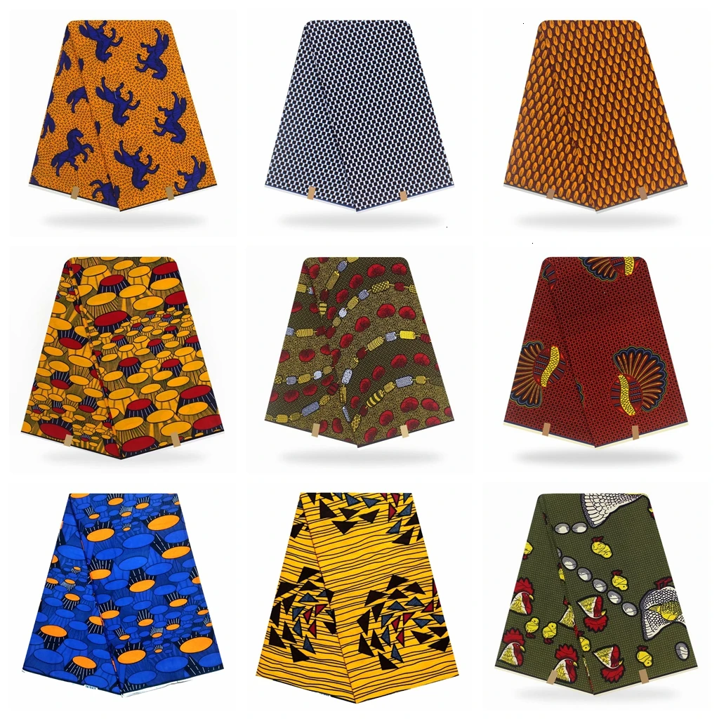 Африканская ткань Анкара, высокое качество, голландский воск, принт, ткань, печать, хлопок, Африканский голландский настоящий голландский воск