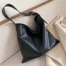 Одноцветная сумка через плечо из искусственной кожи для женщин одноцветная сумка женская Простая Дорожная Сумочка вместительная