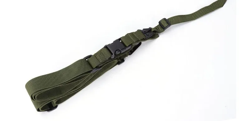 Olive Drab Наплечный ремень Открытый винтовка слинг Тактический 2 точечный пистолет слинг с QD металлической пряжкой пистолет ремень аксессуары - Цвет: Olive Drab