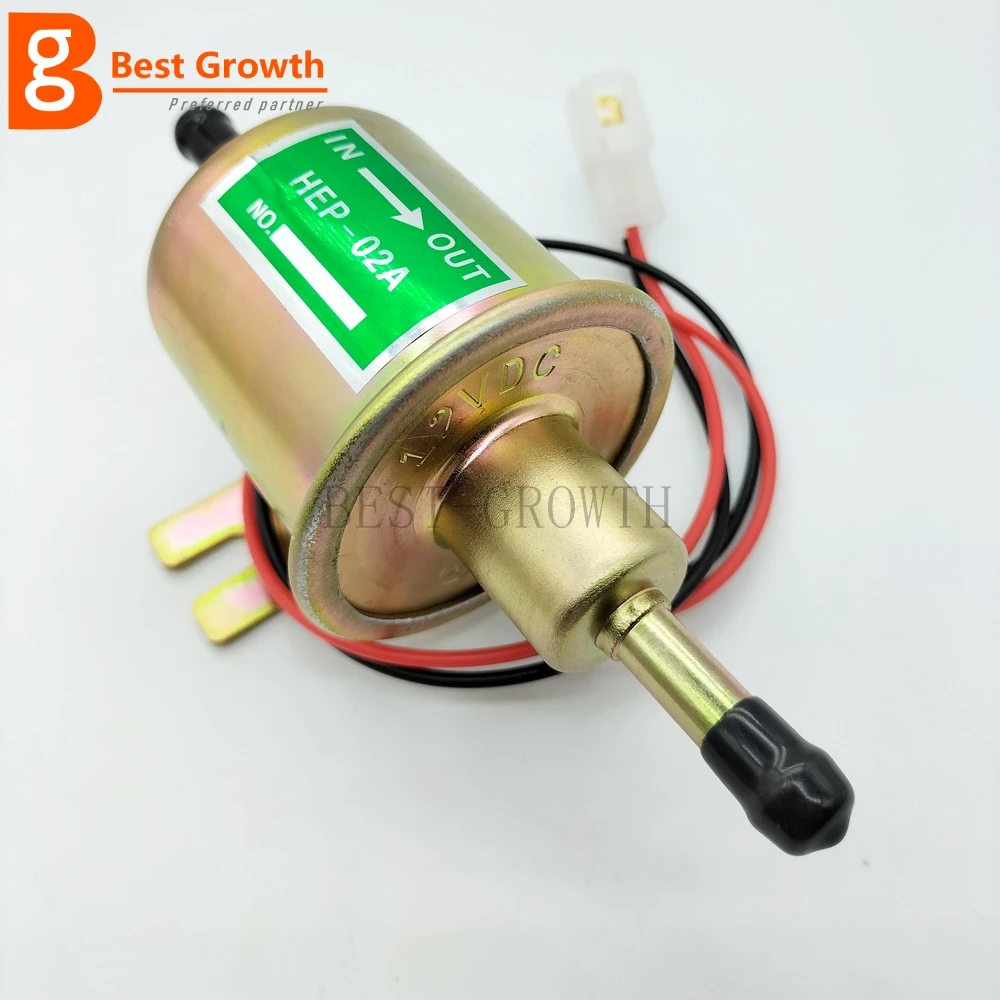 5X Universel 12 V Pompe À Carburant Électrique En Métal Solide Essence  Inline Pompe À Essence Essence Pompe De Transfert 12 Volts HEP-02A -  AliExpress