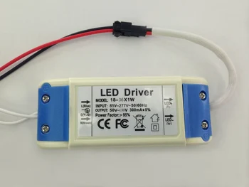 

5pcs 18-36*1w * LED Driver for 18W 21W 25W 30W 36W Led Panel Light/spotlight/downlight Driver, Input 85-277V DC