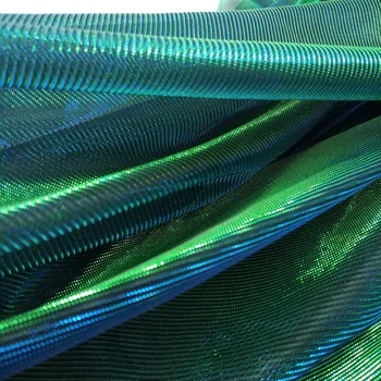 

Party Dress Fabric Shiny Flashing Mesh Light Fabric Rridescence Mesh Magic Color DIY Wedding Dress Cosplay material 1 yard