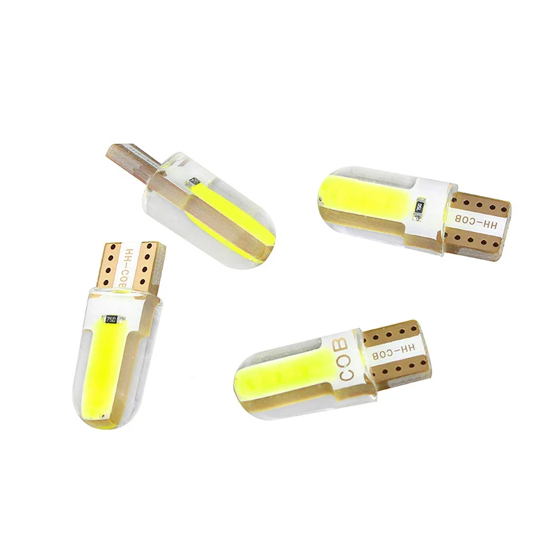 10 шт. силикагель светодиодный COB W5W T10 194 8SMD клинообразный светильник лампа авто