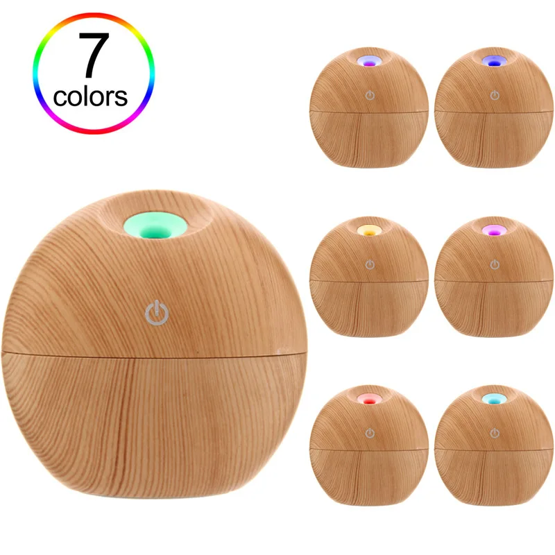 

Household Wood Grain Aromatherapy Humidifier Bedroom Office Desktop Essential Oil Aromatherapy Machine Air Purification Sprayer