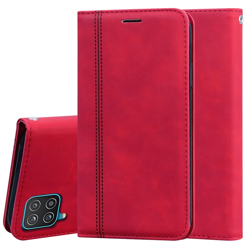 kawaii samsung phone cases For Samsung A12 Case Samsung A12 Bumper 6.5 inch Soft Silicone Wallet Leather Flip Case For Samsung A12 Case Galaxy A 12 Fundas kawaii phone cases samsung
