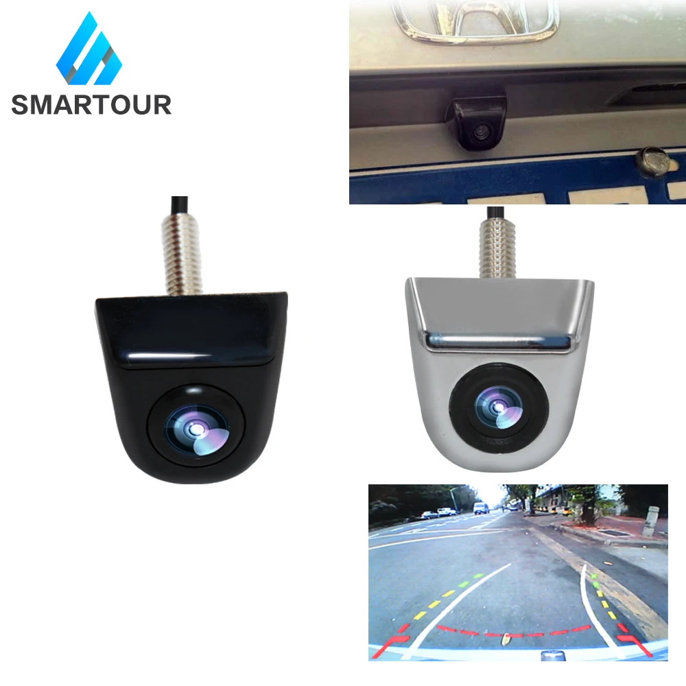 

Smartour Car Dynamic Trajectory Moving Guide Parking Line Rear View Reverse Backup Tracks Camera For Android DVD Monitor