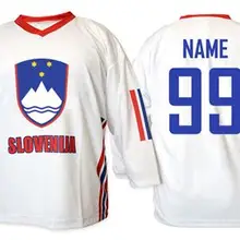 Командная одежда в стиле ретро с вышивкой в виде хоккейной Джерси белого синего цвета, сшитая по индивидуальному заказу под любым номером и именем