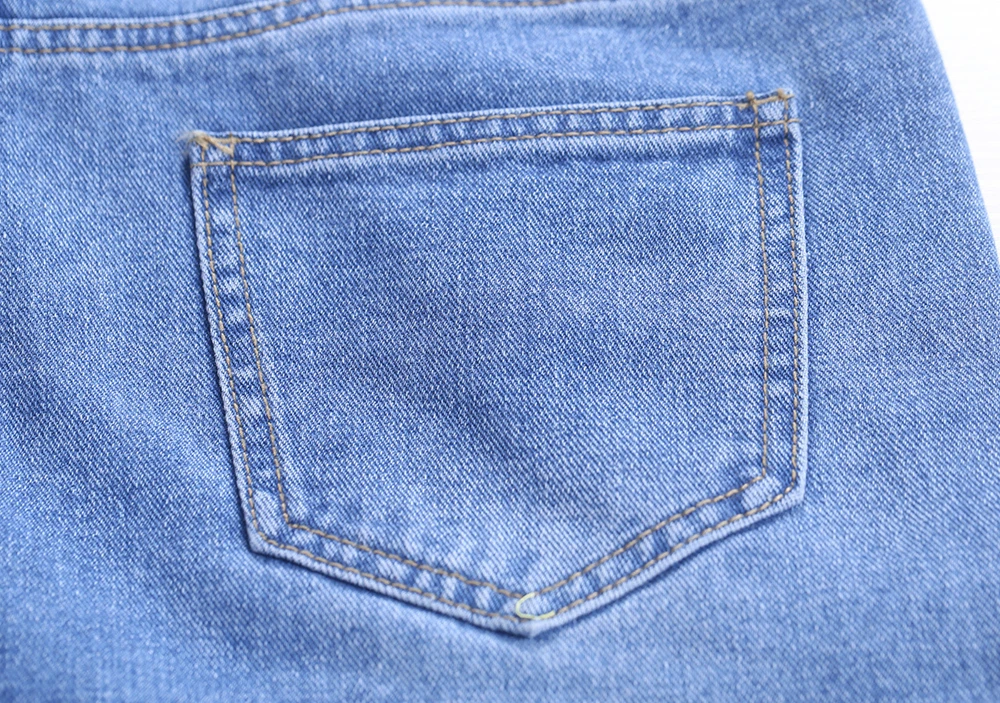 TCJULY, новый дизайн, офисные женские стильные Синие рваные джинсы, брюки для женщин, обтягивающие эластичные джинсовые штаны, Уличная
