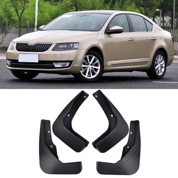 

Set Molded Car Mud Flaps For Skoda Octavia A7 5E 2013-2017 Mudflaps Splash Guards Mud Flap Mudguards Fender Front Rear Styling