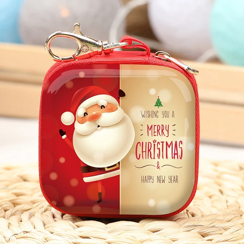 12 шт. 7*7*3 5 см DIY красный Рождественский Санта-Клаус украшения подарки для