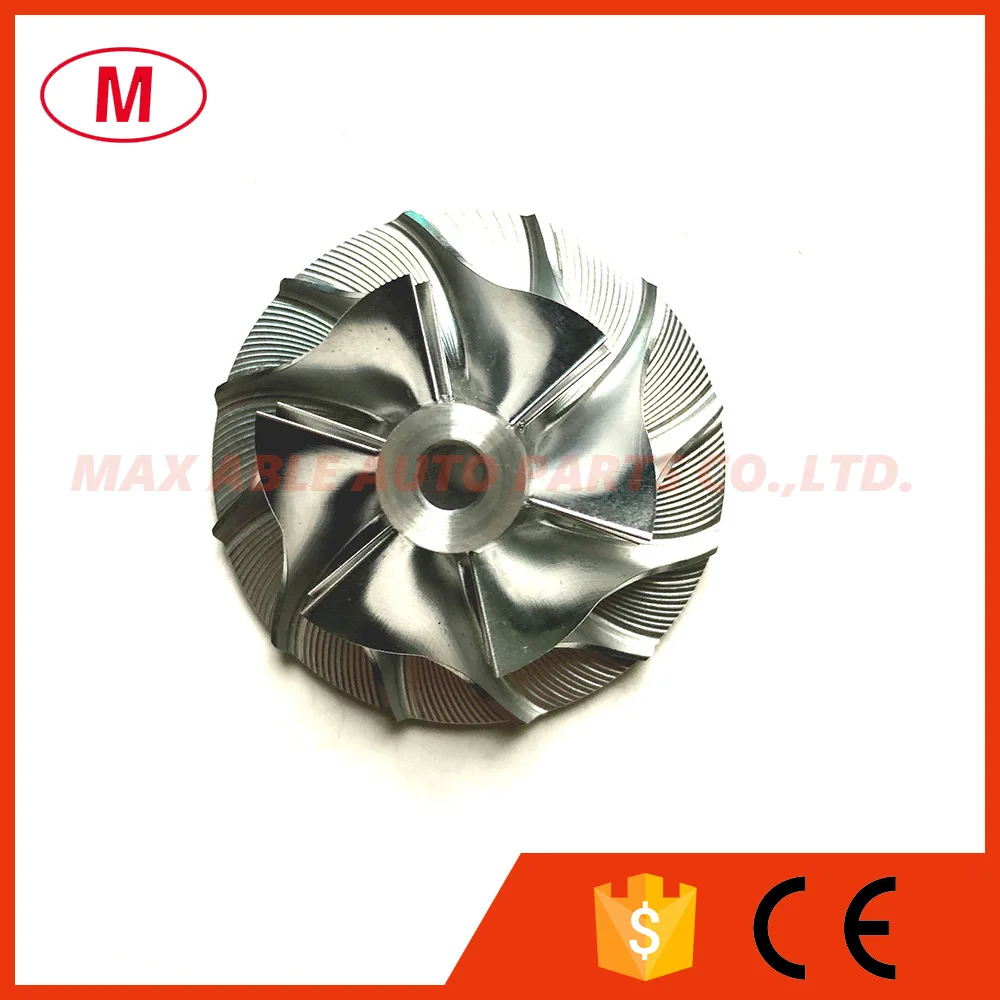 GT15-25 702489-0003 701470-0002 32,87/49,00 мм 6+ 6 лопасти турбо заготовка компрессора колеса/Алюминий 2618/турбонаддувный агрегат фрезерный колеса