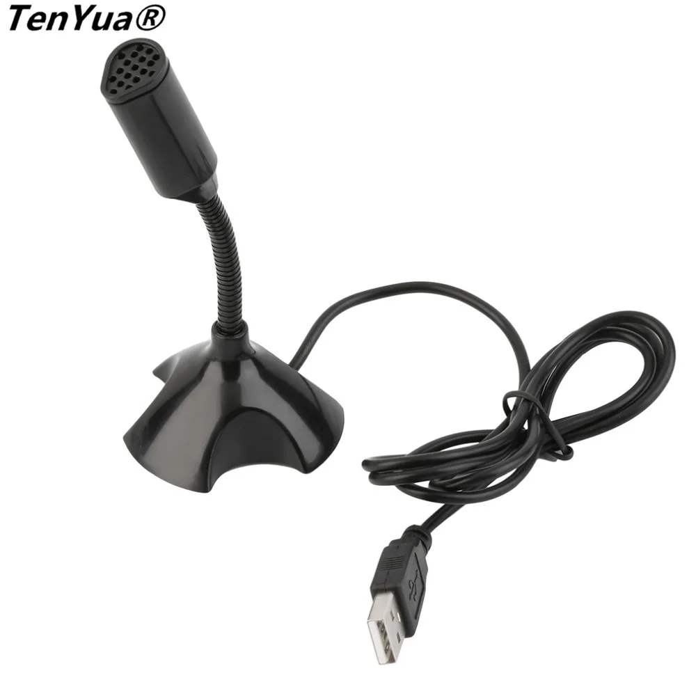 Универсальный usb-стойка мини микрофон настольные микрофоны для ПК настольный ноутбук, для ноутбука Macbook