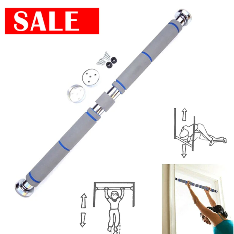 

2020 Door Horizontal Bars Steel Adjustable Home Gym Workout Chin push Up Pull Up Training Bar Sport Fitness Sit-ups Equipments